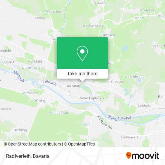 Карта Radlverleih