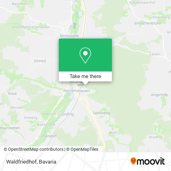 Карта Waldfriedhof