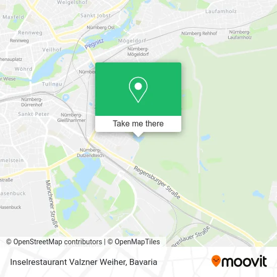 Inselrestaurant Valzner Weiher map