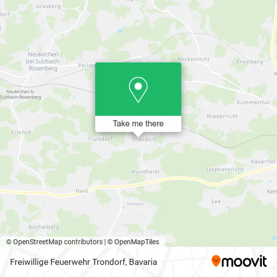 Карта Freiwillige Feuerwehr Trondorf