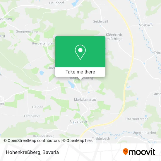 Карта Hohenkreßberg