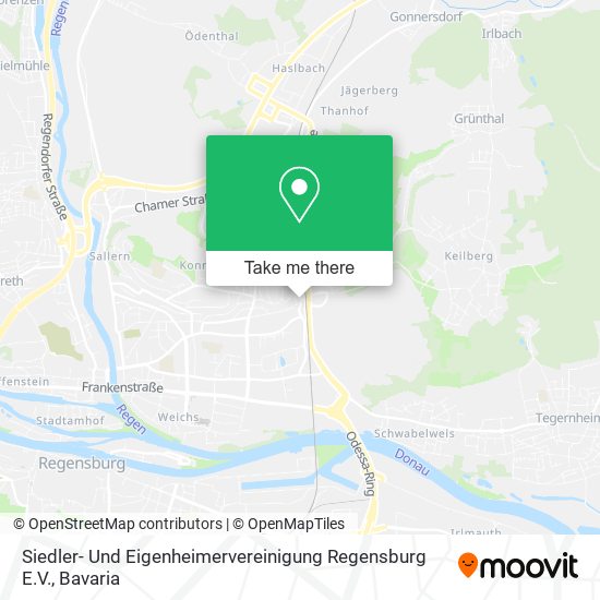 Карта Siedler- Und Eigenheimervereinigung Regensburg E.V.