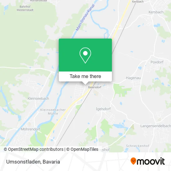 Карта Umsonstladen
