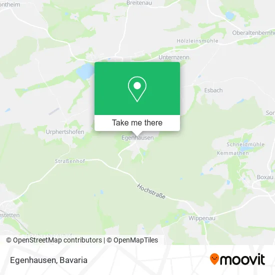 Карта Egenhausen