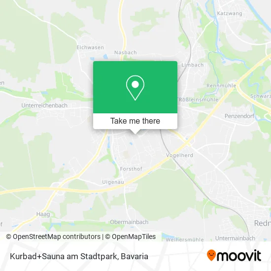 Карта Kurbad+Sauna am Stadtpark