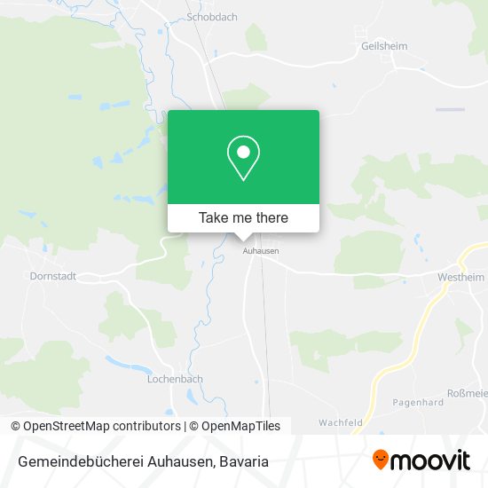 Gemeindebücherei Auhausen map