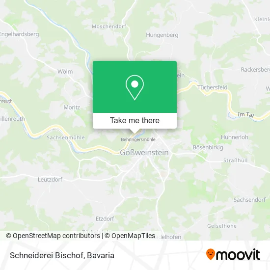 Карта Schneiderei Bischof
