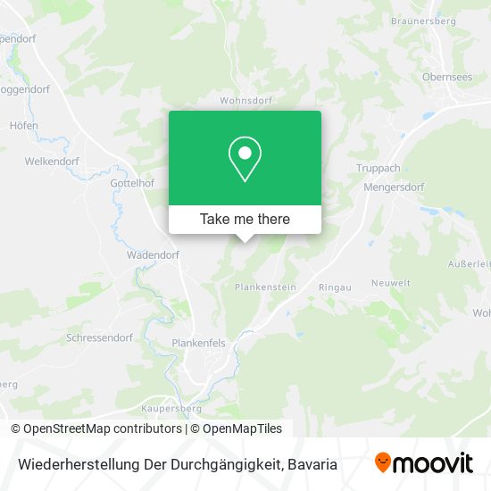 Wiederherstellung Der Durchgängigkeit map