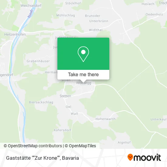 Карта Gaststätte ""Zur Krone""