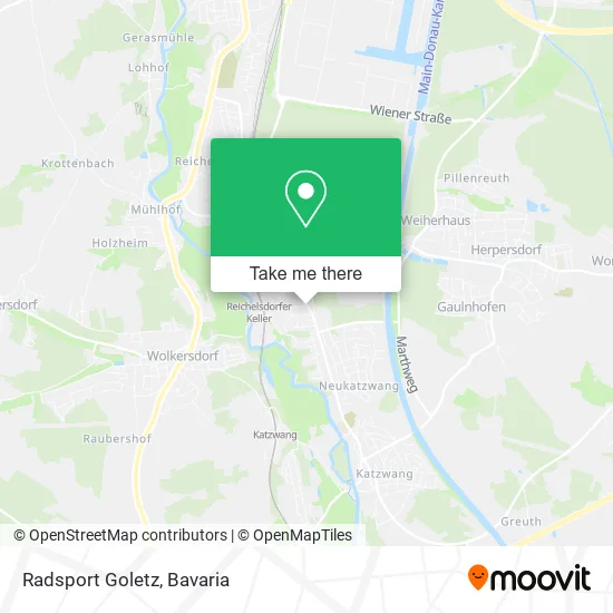 Карта Radsport Goletz