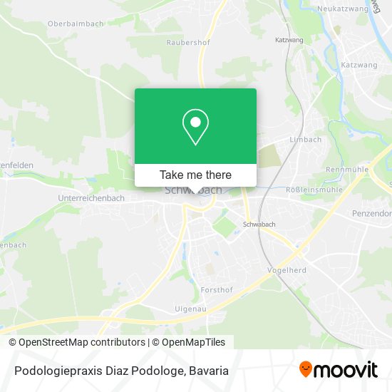 Podologiepraxis Diaz Podologe map