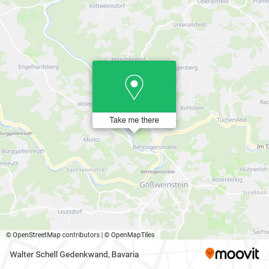 Walter Schell Gedenkwand map