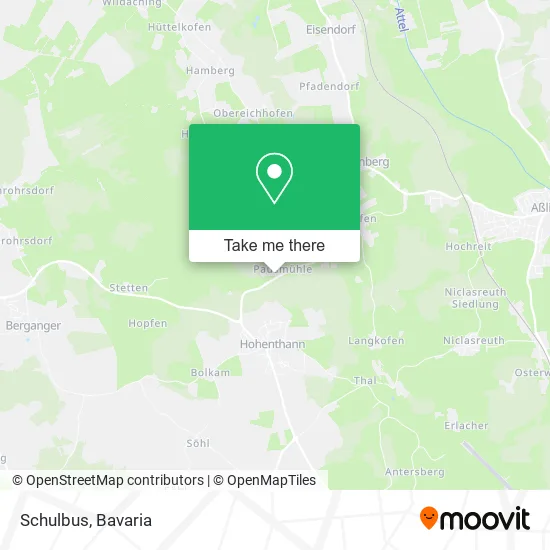Карта Schulbus