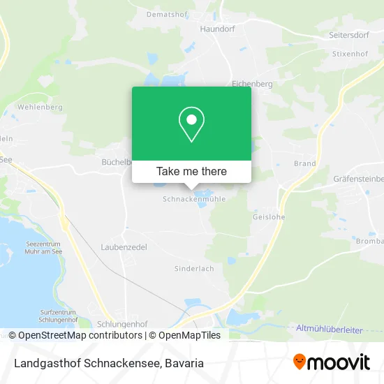 Карта Landgasthof Schnackensee