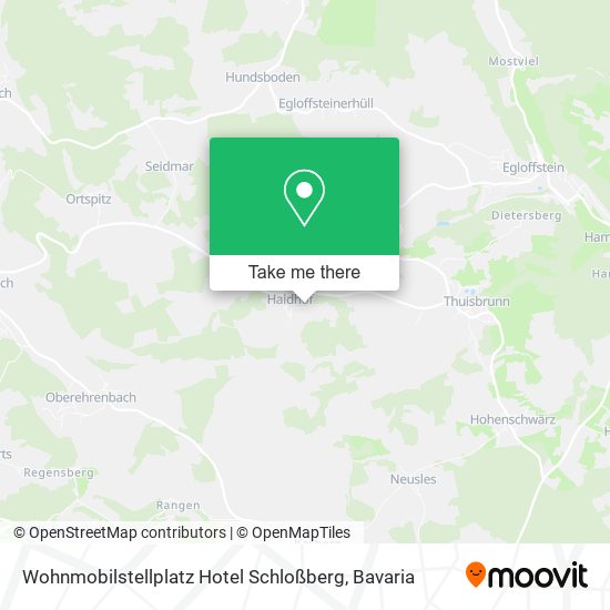 Карта Wohnmobilstellplatz Hotel Schloßberg