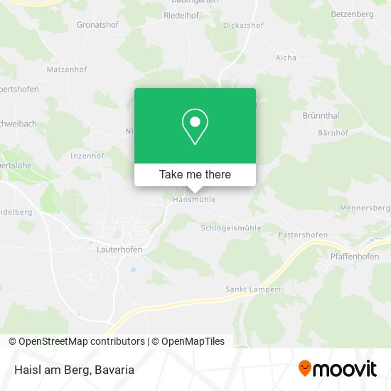 Haisl am Berg map