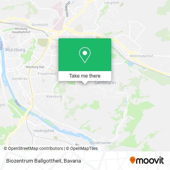 Карта Biozentrum Ballgottheit