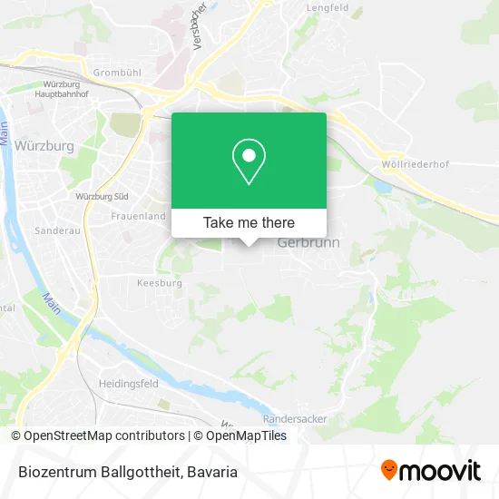 Карта Biozentrum Ballgottheit