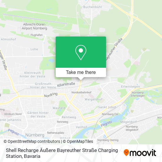 Shell Recharge Äußere Bayreuther Straße Charging Station map