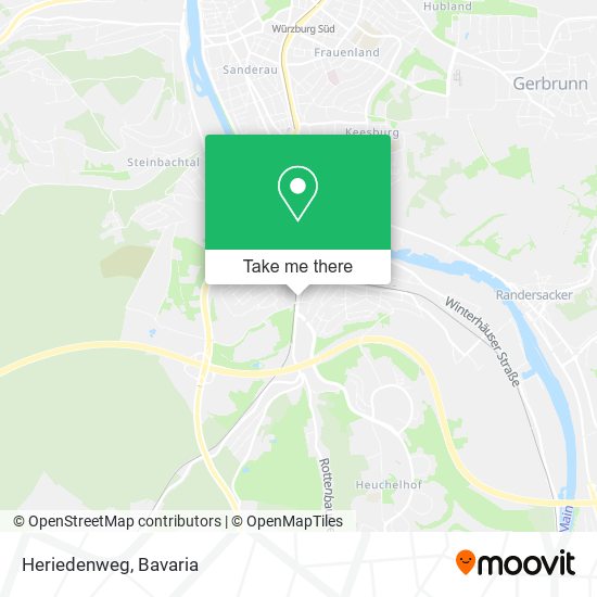Heriedenweg map