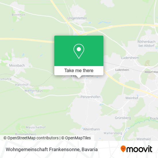 Wohngemeinschaft Frankensonne map