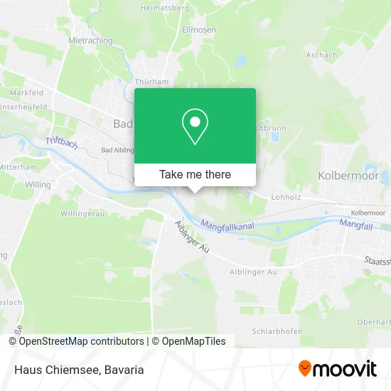 Haus Chiemsee map