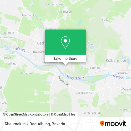 Карта Rheumaklinik Bad Aibling