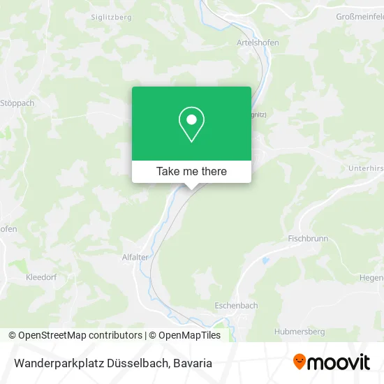 Карта Wanderparkplatz Düsselbach