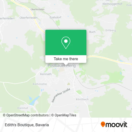 Edith's Boutique map