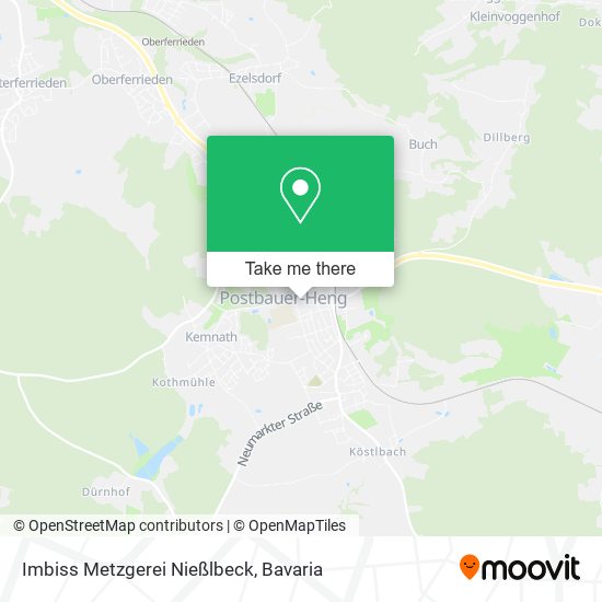 Imbiss Metzgerei Nießlbeck map