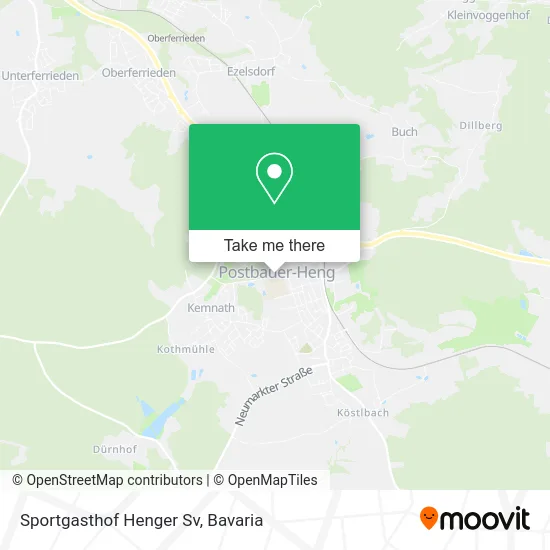 Карта Sportgasthof Henger Sv