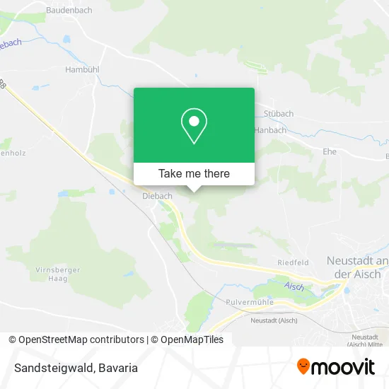 Карта Sandsteigwald