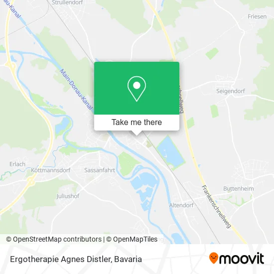 Карта Ergotherapie Agnes Distler