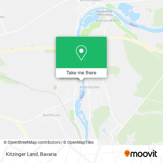Карта Kitzinger Land