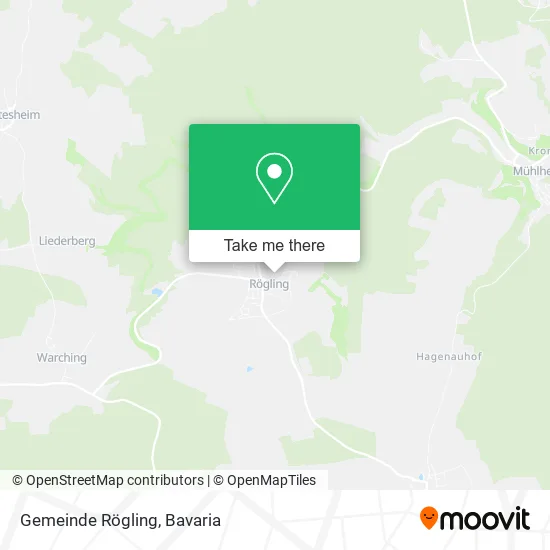 Карта Gemeinde Rögling