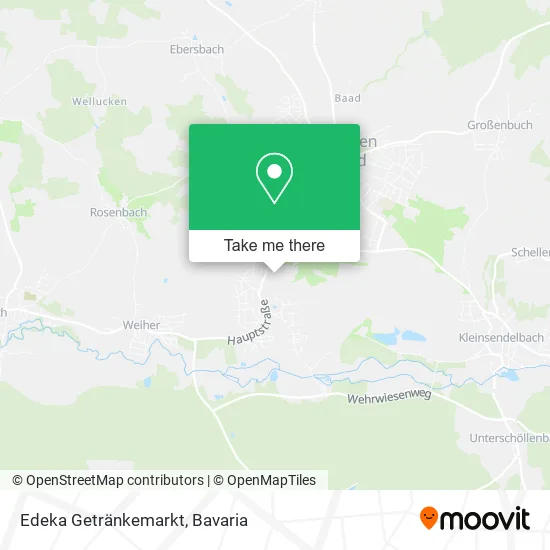 Карта Edeka Getränkemarkt