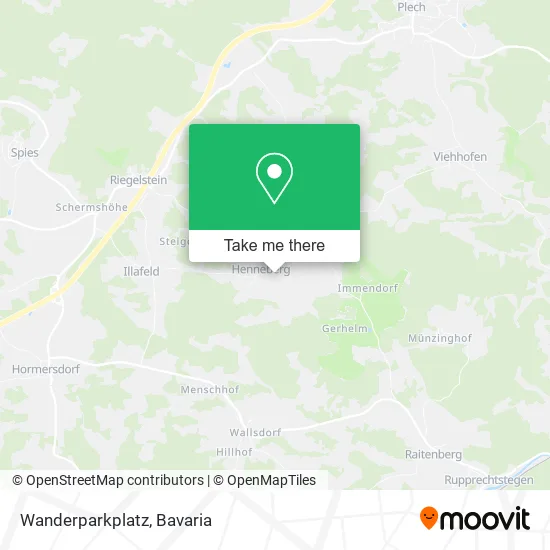 Карта Wanderparkplatz