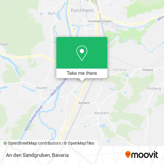 Карта An den Sandgruben