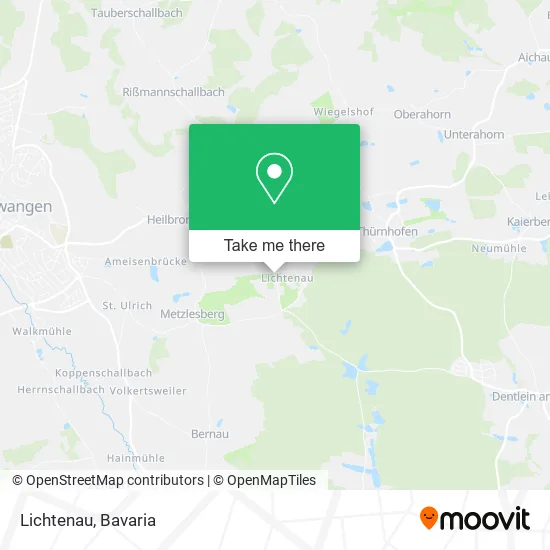 Карта Lichtenau