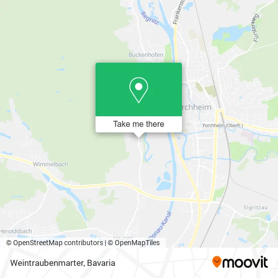 Карта Weintraubenmarter