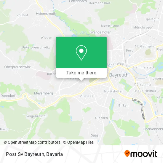 Карта Post Sv Bayreuth