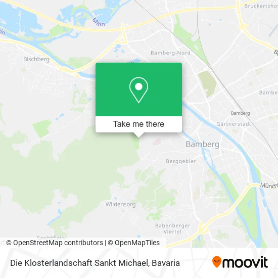 Карта Die Klosterlandschaft Sankt Michael