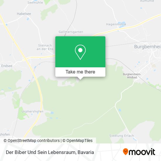 Der Biber Und Sein Lebensraum map