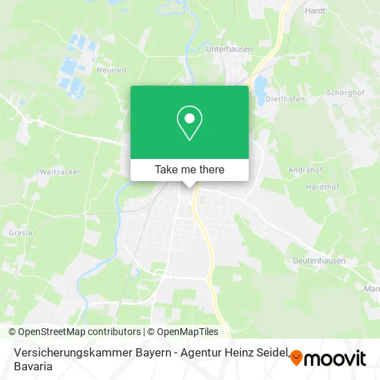 Карта Versicherungskammer Bayern - Agentur Heinz Seidel