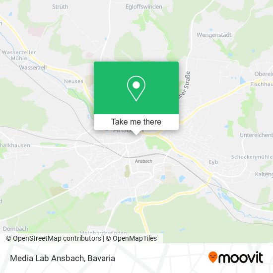 Media Lab Ansbach map