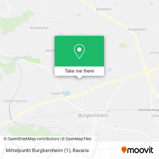 Карта Mittelpunkt Burgbernheim (1)