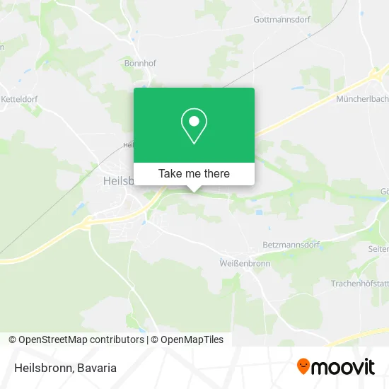 Карта Heilsbronn