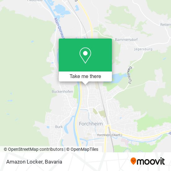 Amazon Locker map