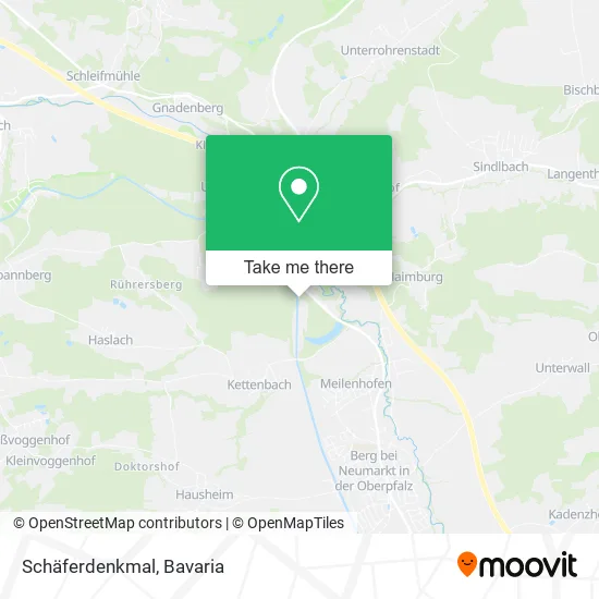 Карта Schäferdenkmal