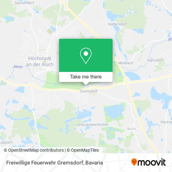 Freiwillige Feuerwehr Gremsdorf map